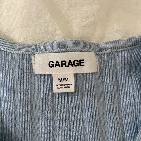 Garage Blue Button Up Cardigan - Picture 2 of 2